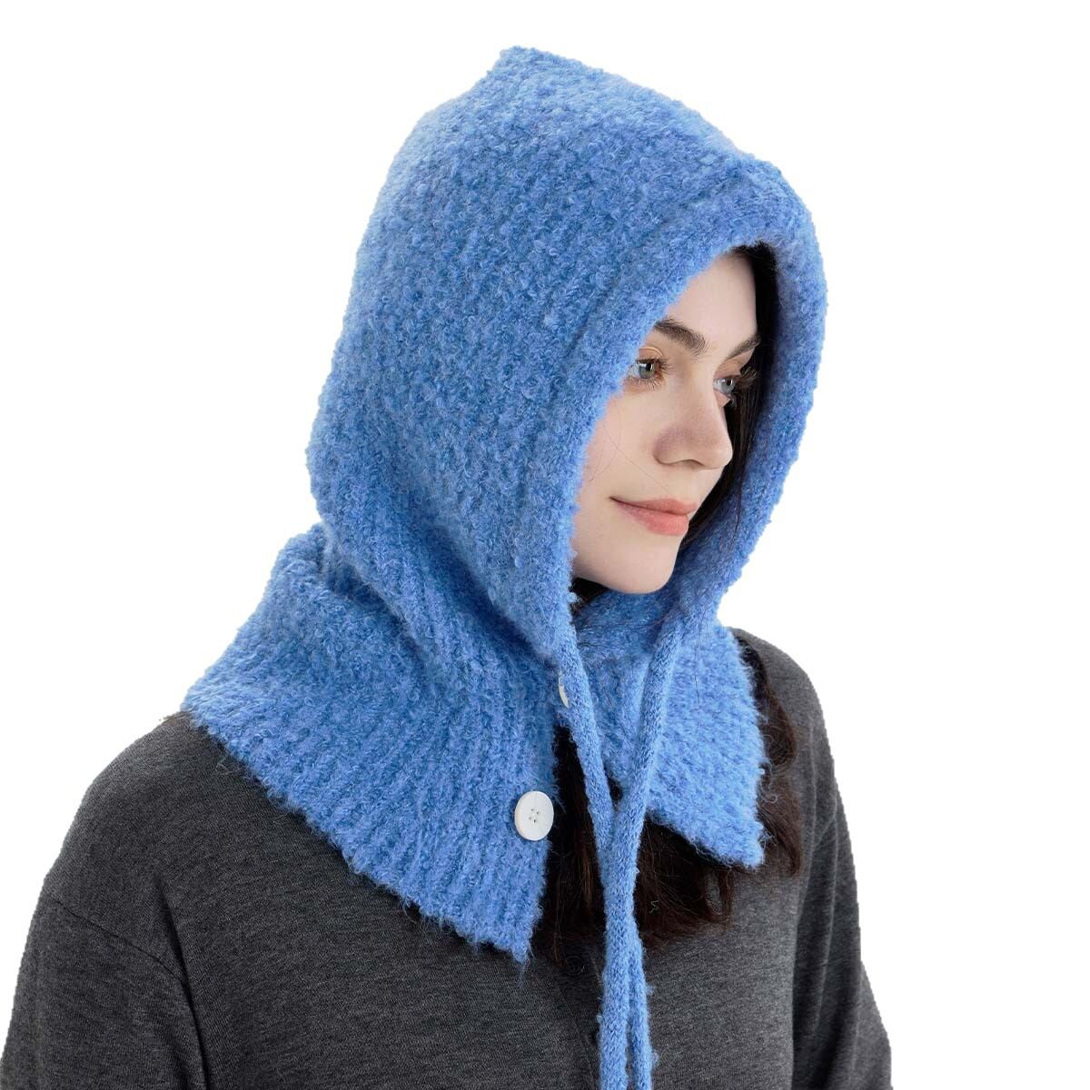 1 Piece Simple Series Casual Button Matching Wool Women's Hats Picture5