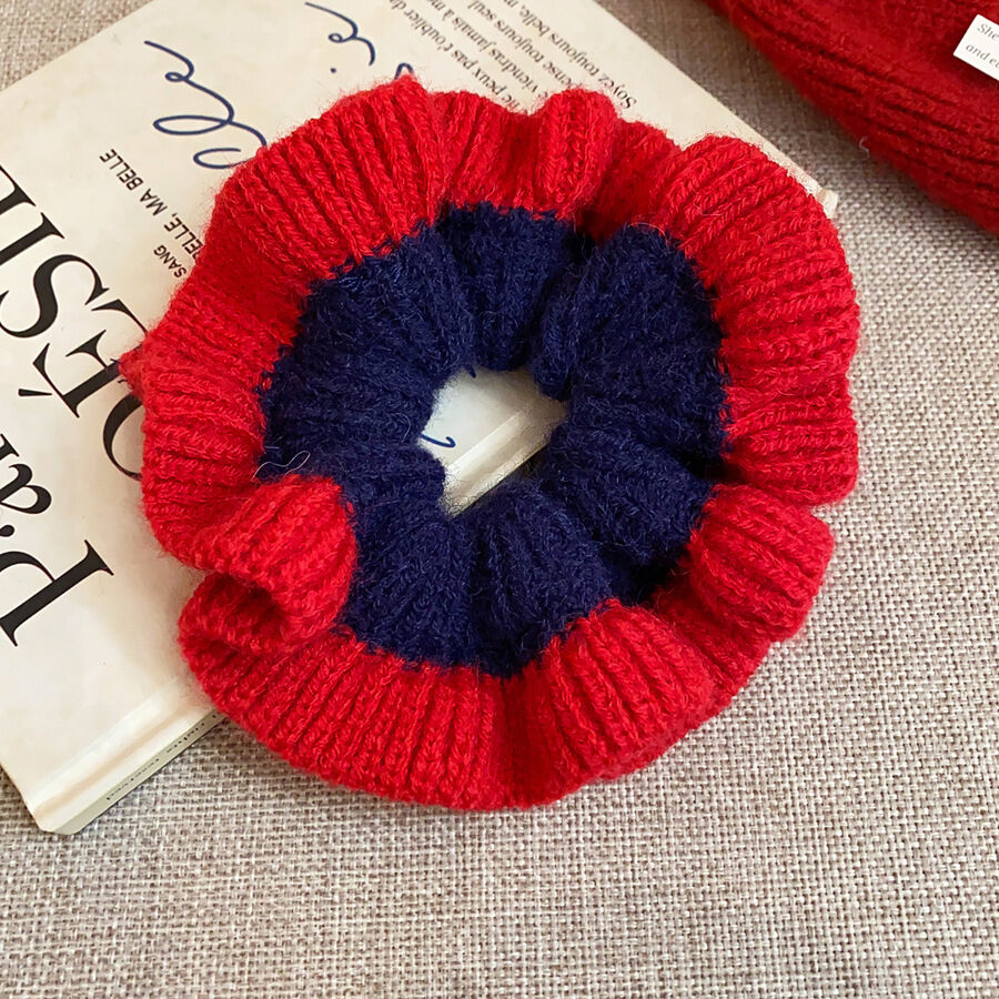 Hair Tie - Red - Blue Picture2