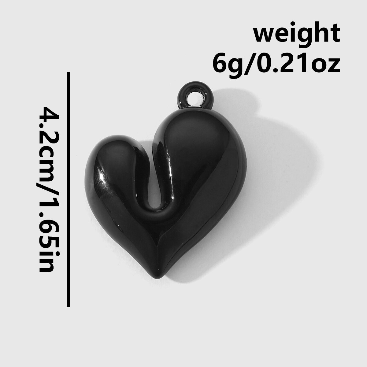1 pieza de dijes acrílicos con estampado de leopardo y corazón para bolso de mujer h5 Imagen9