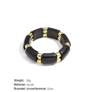 1 Piece Deliacate Irregular Shape Beads Acrylic Women's Bracelets h5 Picture2
