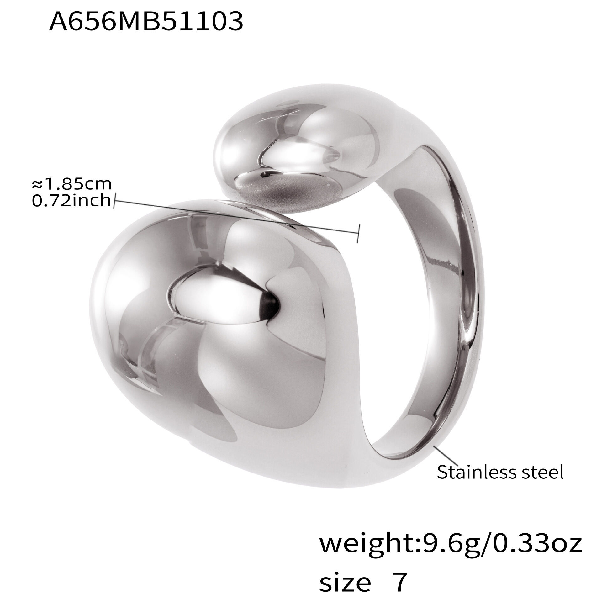 A656 - Steel Ring/No.7 Picture3