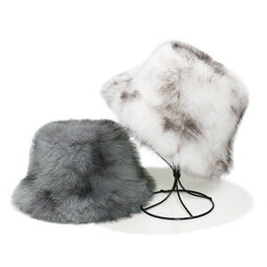 1 Piece Retro Gradient Color Plush Fisherman's Hat h5 Picture4