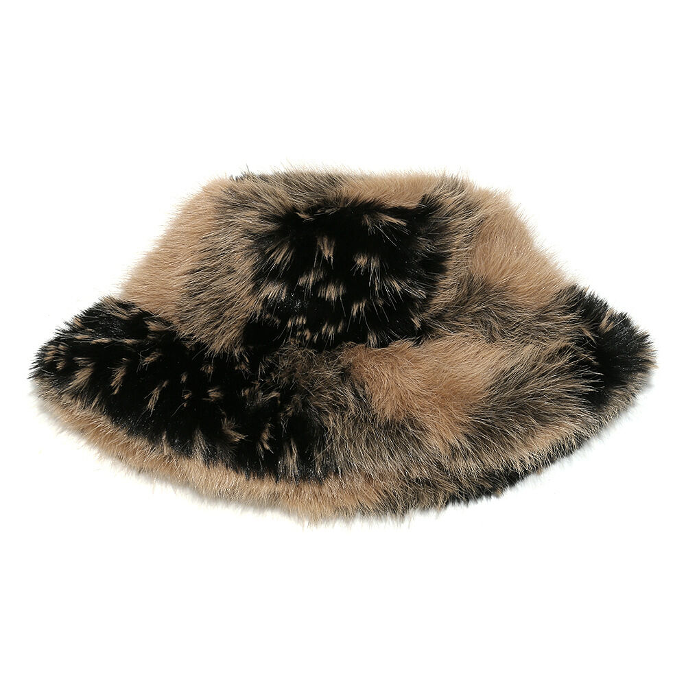 1 Piece Retro Gradient Color Plush Fisherman's Hat h5 Picture3