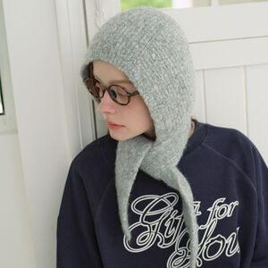 1 Piece Simple French Retro Strappy Soft Knitted Women's Hats h5 Picture2