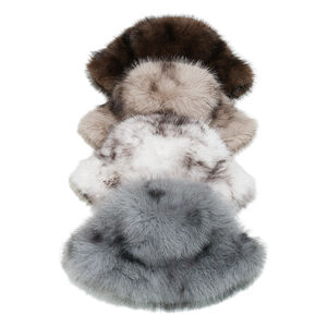 1 Piece Retro Gradient Color Plush Fisherman's Hat h5 Picture3