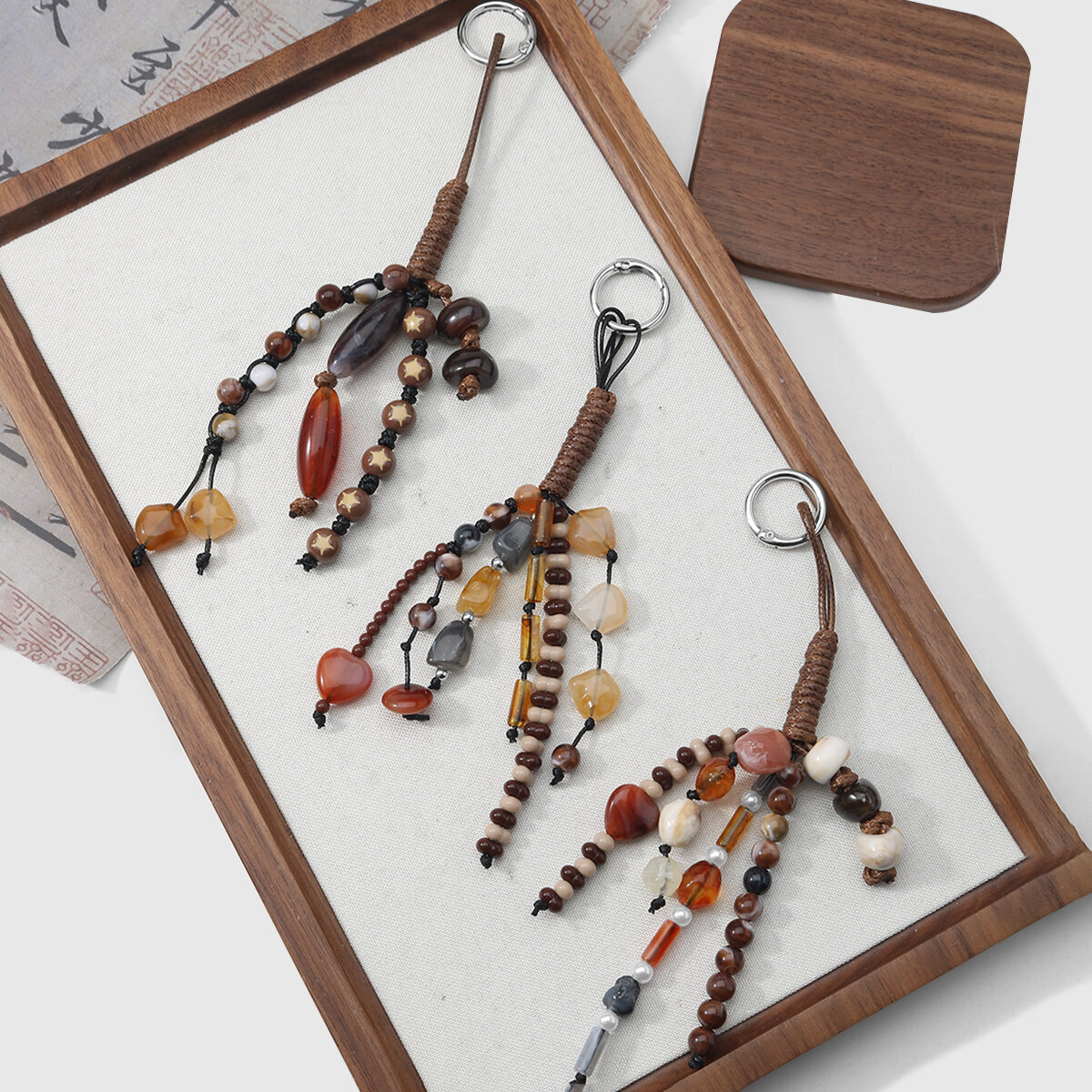 1 Piece Gorgeous Irregular Shape Beads Star Resin Women's Bag Charms Picture5