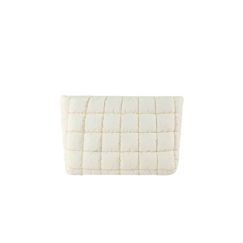 1 Piece Solid Color Wrinkled Cloud Shaped Women's Makeup Bags
