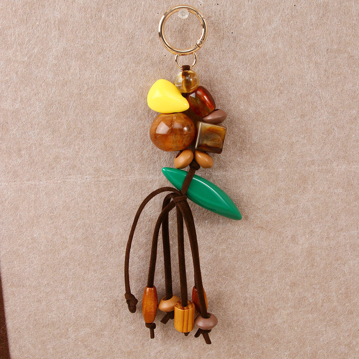 1 Piece Creative Retro Beads  Irregular Shape Resin Women's Bag Charms Picture4