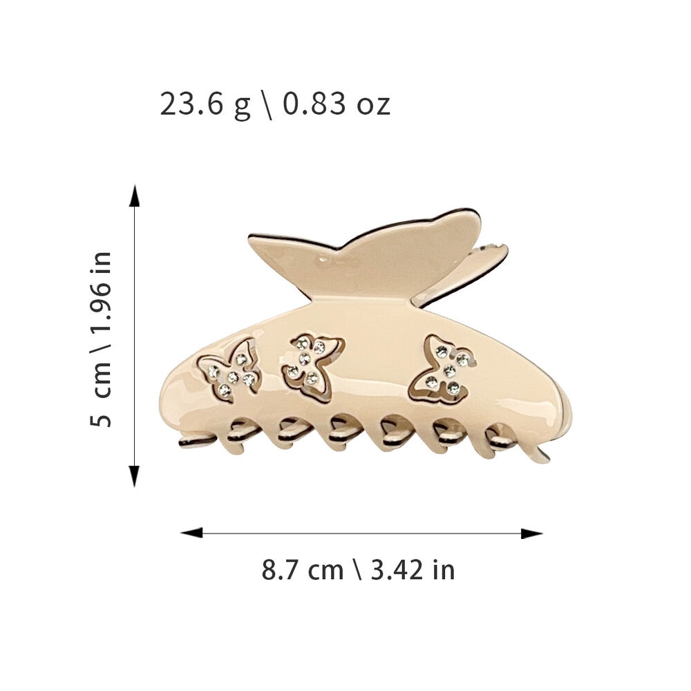 1 Piece Romantic Series Sweet Butterfly Acetate Women's Hair Claws Picture4