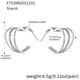 F753-A Steel Color Earrings Picture2