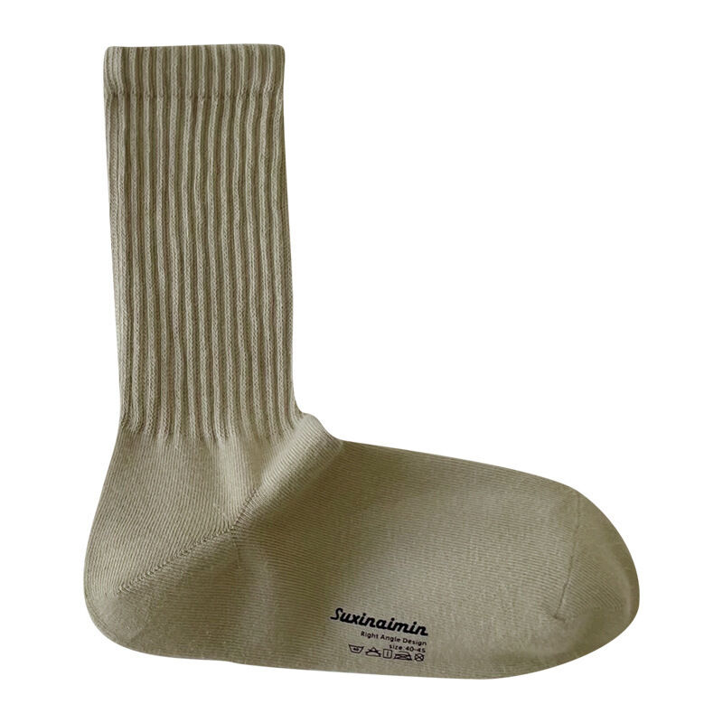 1 Pair Versatile Sports - Casual Alphabet Cotton Mid-Calf Socks h5 Picture5