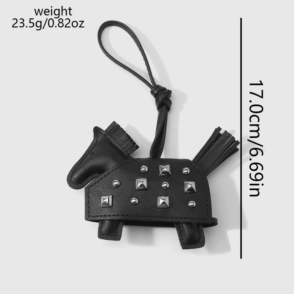 1 Piece Creative Retro Daily Mini Pony  Rivet Decoration  Women's Bag Charms Picture2
