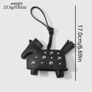 1 Piece Creative Retro Daily Mini Pony  Rivet Decoration  Women's Bag Charms h5 Picture2