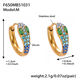 F650 Blue Zircon Earrings - Medium Picture14