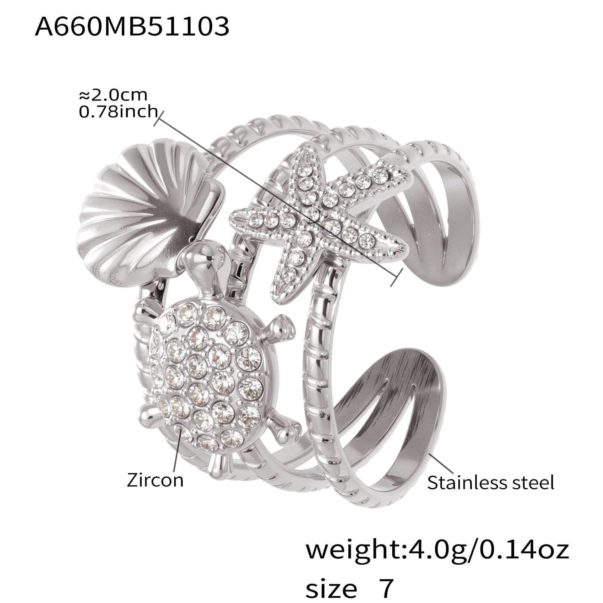 A660 - Steel Ring/No.7 Picture4
