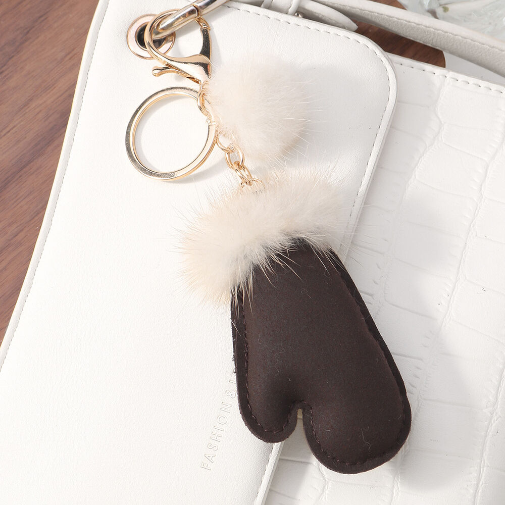 1 Piece Mini Plush Gloves Keychain Picture5