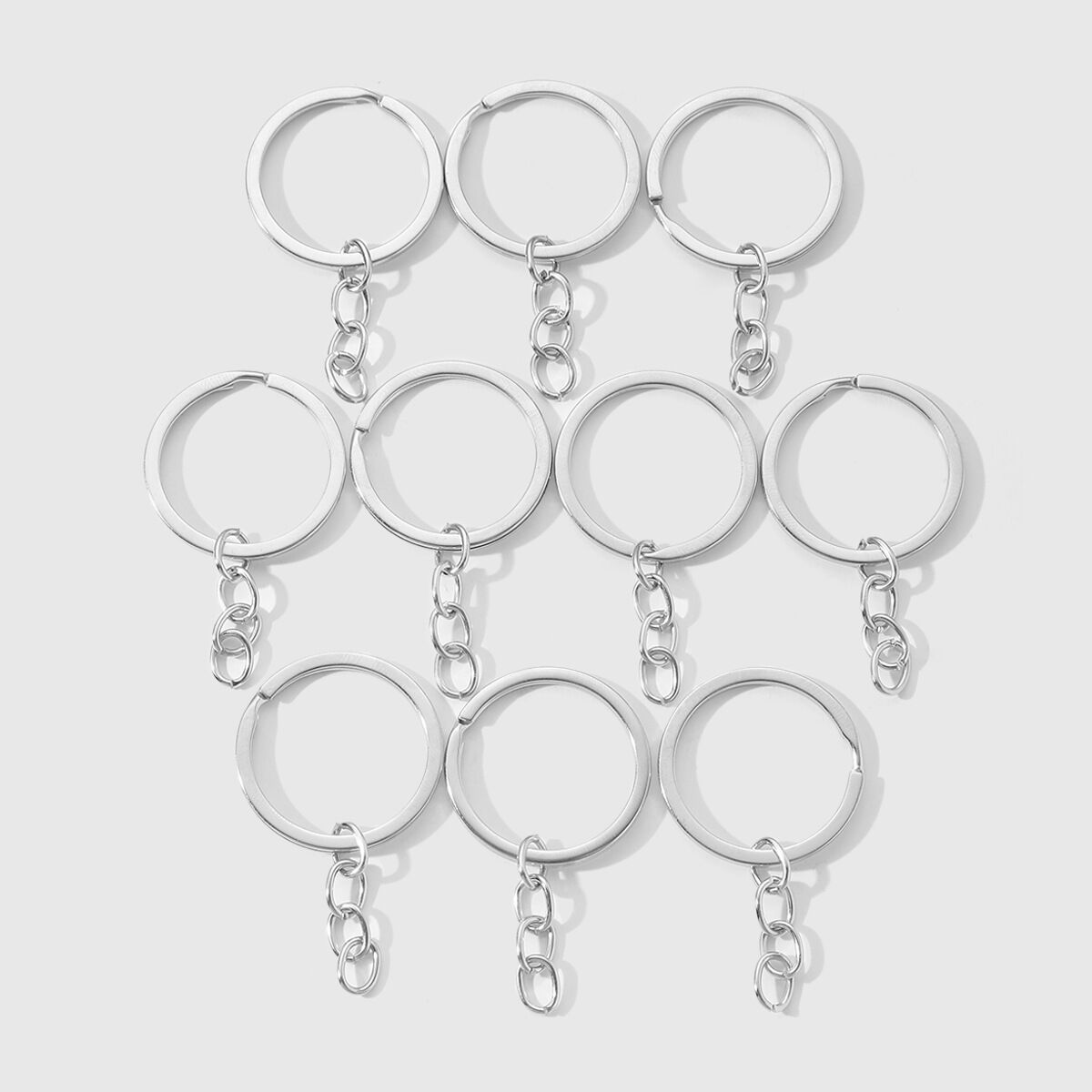 1 Piece Classic Solid Color Chain Circle Alloy Women's Bag Charms