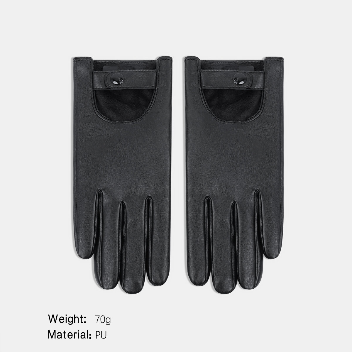 Openwork Buckle Gloves