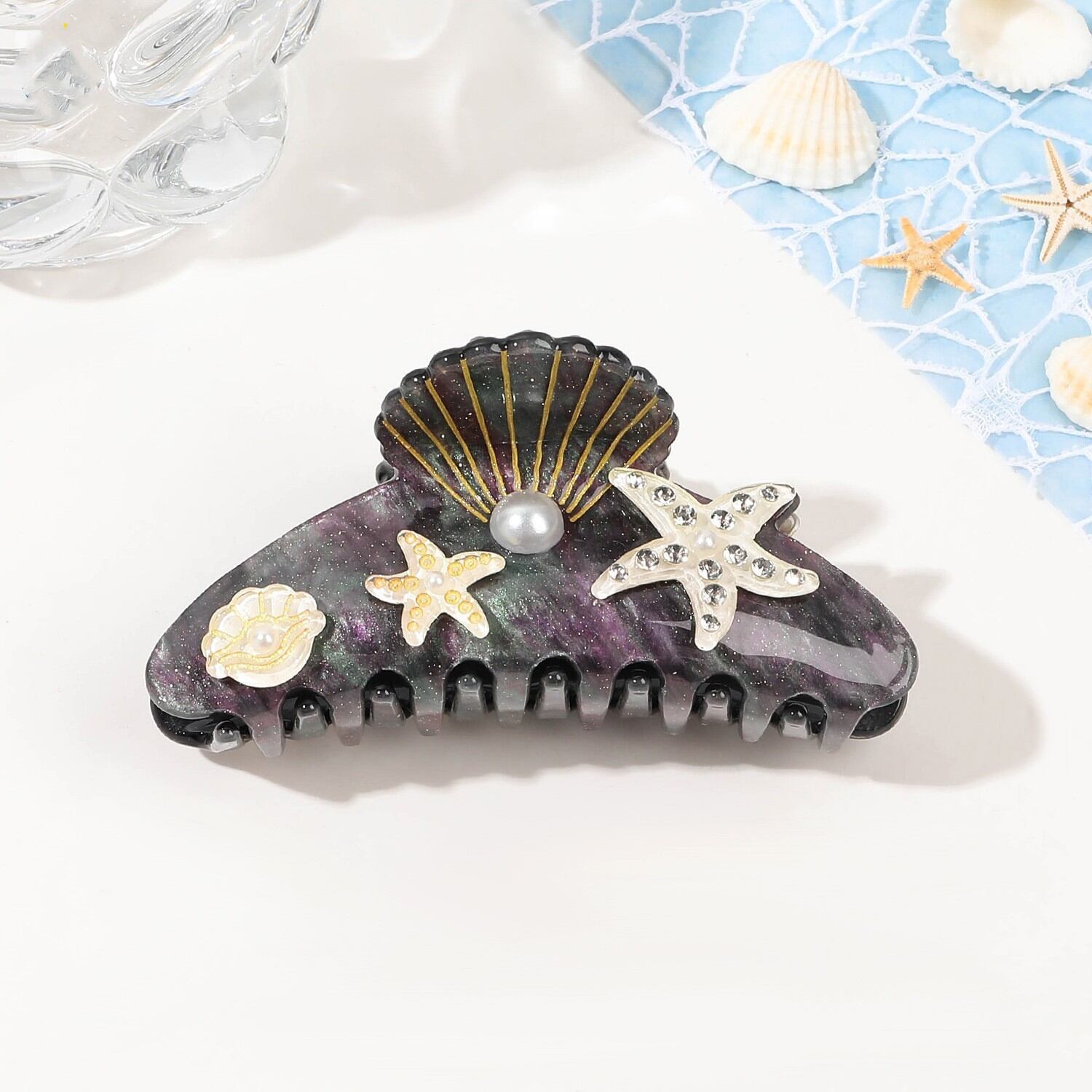 1 Piece Luxurious Series Vacation Turtle Acrylic Women's Hair Claws 2