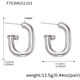 F763 - Steel Earrings Picture2