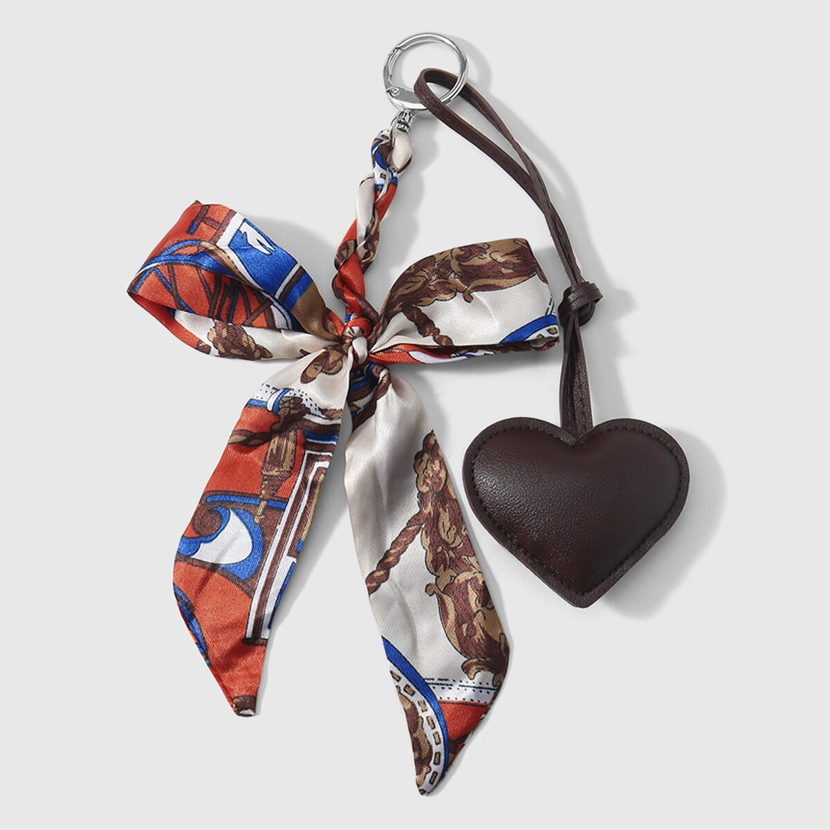 One Dark Brown Heart-Shaped Keychain Picture7