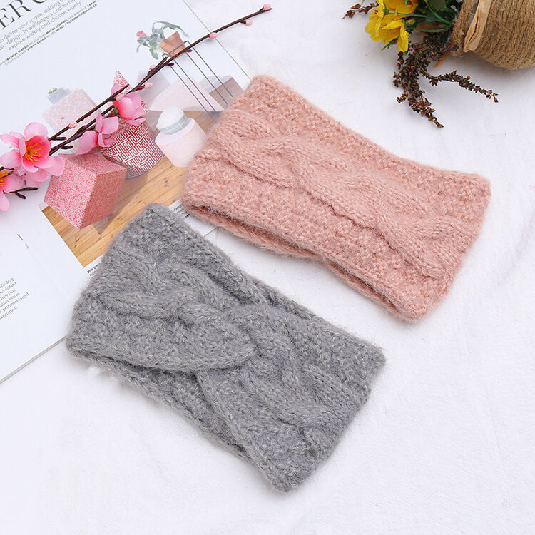 1 Piece Simple Series Casual Solid Color Wool Women's Hair Bands Picture4
