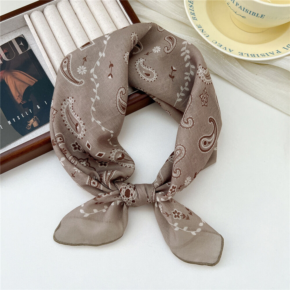 11 Cotton - Fine Floral Leaf Frame Cashew Khaki Picture11