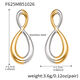 F625 - Two-Tone Earrings