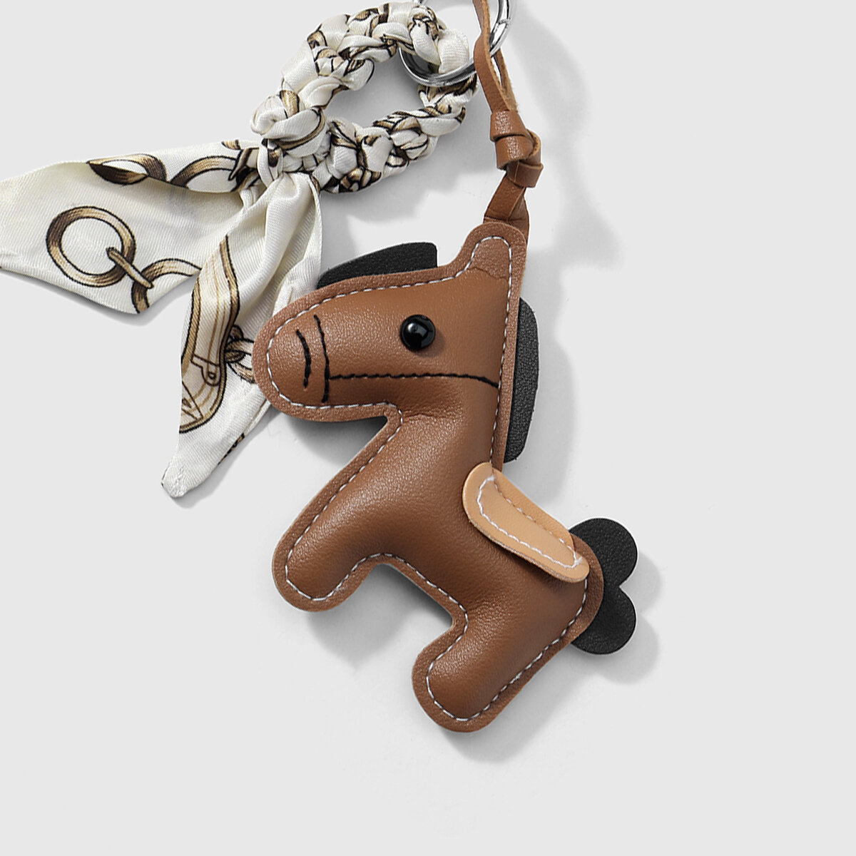 1 Piece Simple Horse Twist Mixed Color Leather Women's Bag Charms h5 Picture7