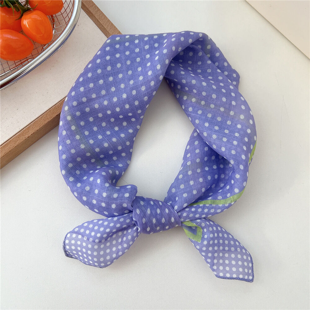 8 Cotton - Frame With Dotted Purple And Green Picture8