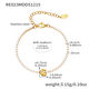 Re023-G Letter Gold Bracelet 16+5Cm Picture33