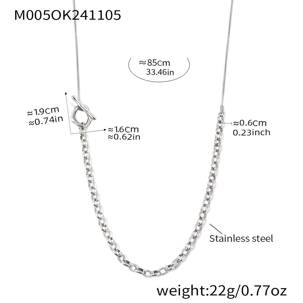 M005 - Steel Sweater Chain - 80Cm Picture4