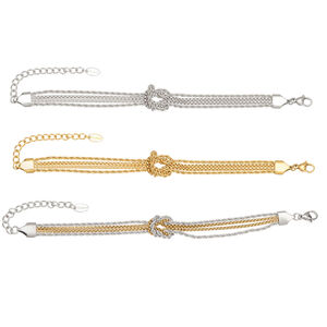 Twist Chain Stainless Steel Gold Color Waterproof Anti - Tarnish Unisex Chain Bracelets h5 Picture5