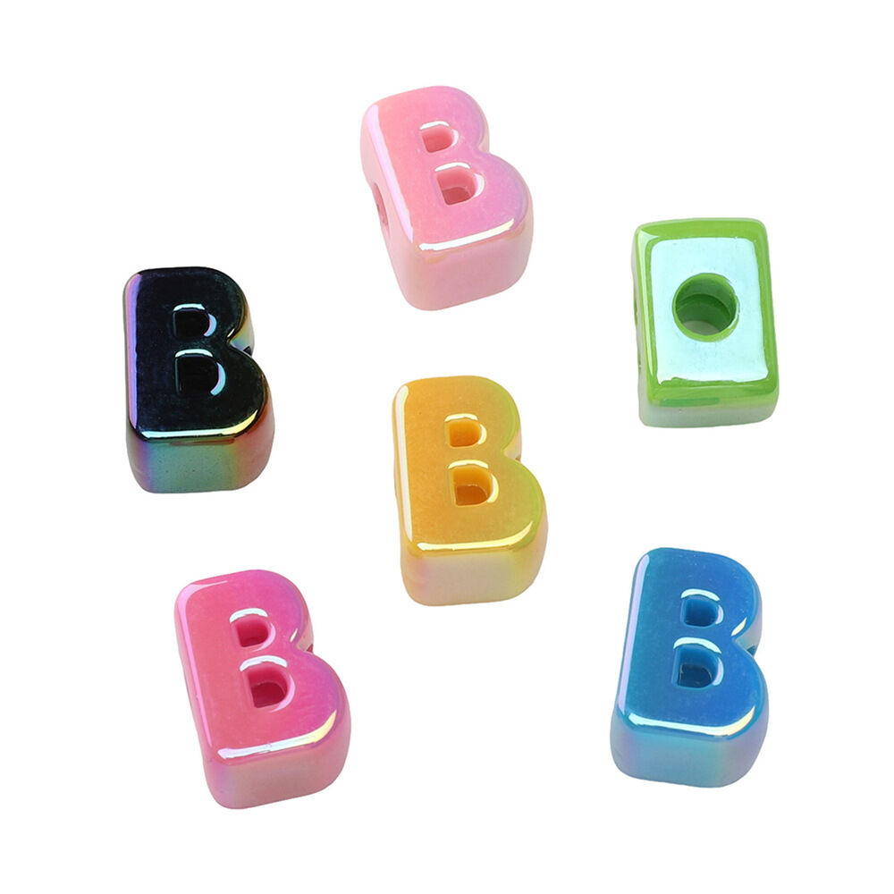 Perline in acrilico fai da te con lettere UV romantiche h5Immagine2