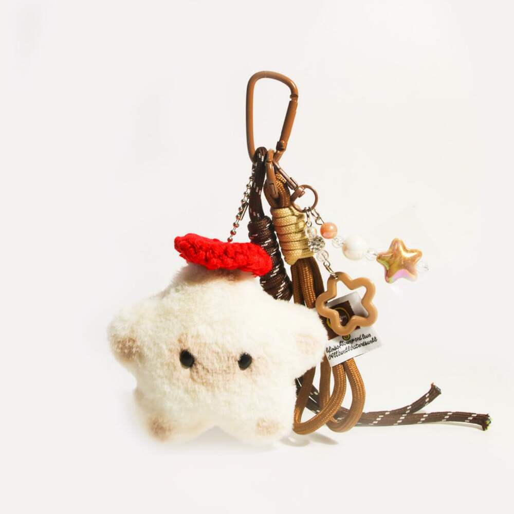 Fluffy Star Fabric Women's Bag charms