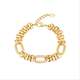 E301 - Gouden armband 17+3cm