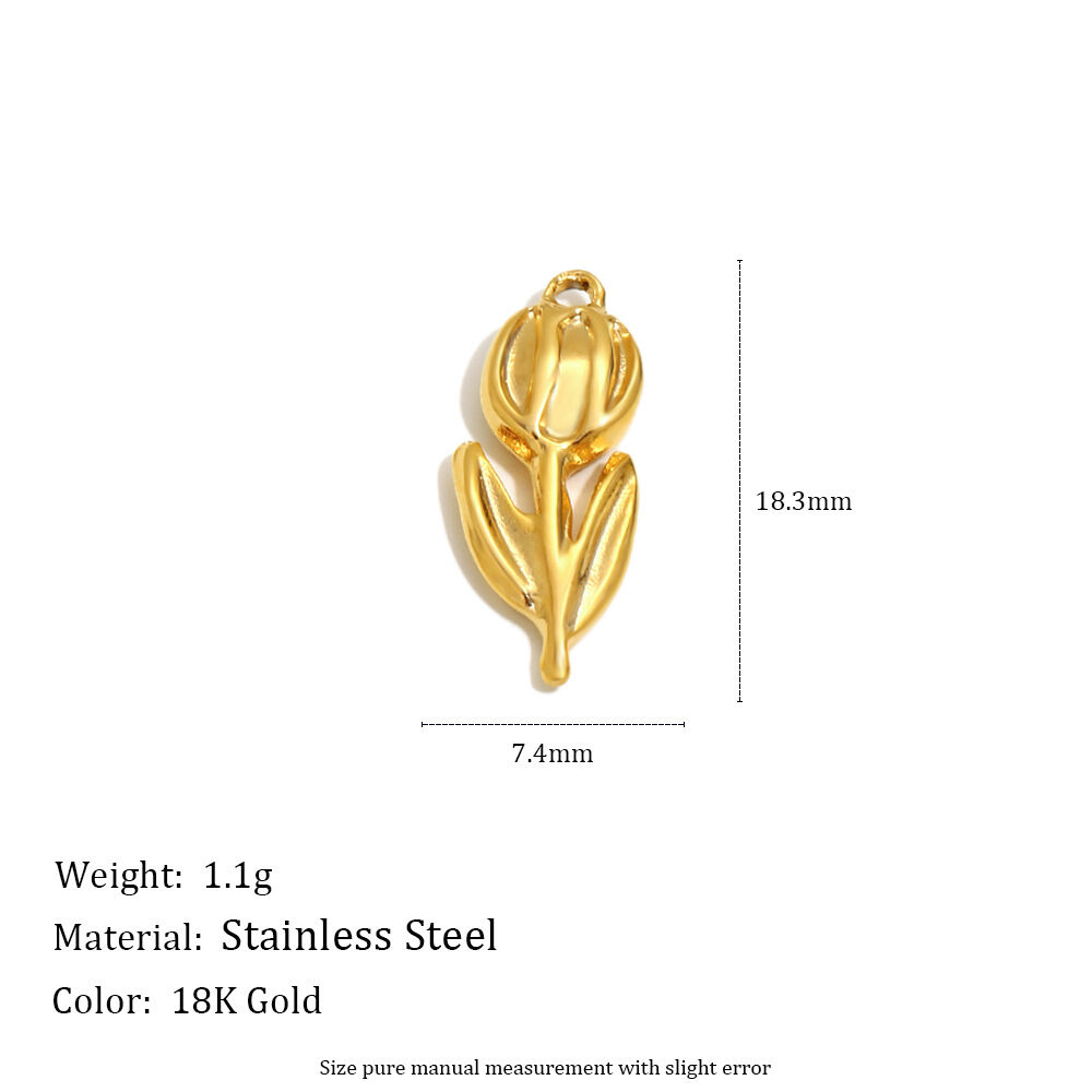 Tulip Pendant - Gold Picture3