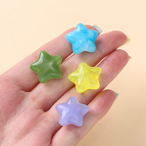 Perline acriliche fai da te a forma di stella della serie Jelly h5 Immagine4