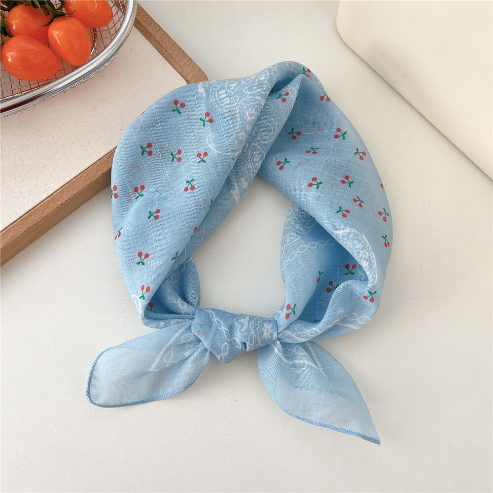 26 Cotton - Cherry Waist Floral Teardrop Frame Blue Picture26