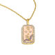 Oil-Dipped Diamond Zodiac Square - Gold - Sagittarius Picture9
