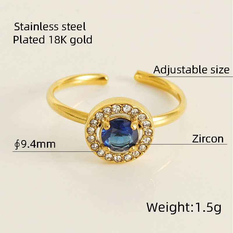 597 - Round Ring [Blue Diamond] Picture19