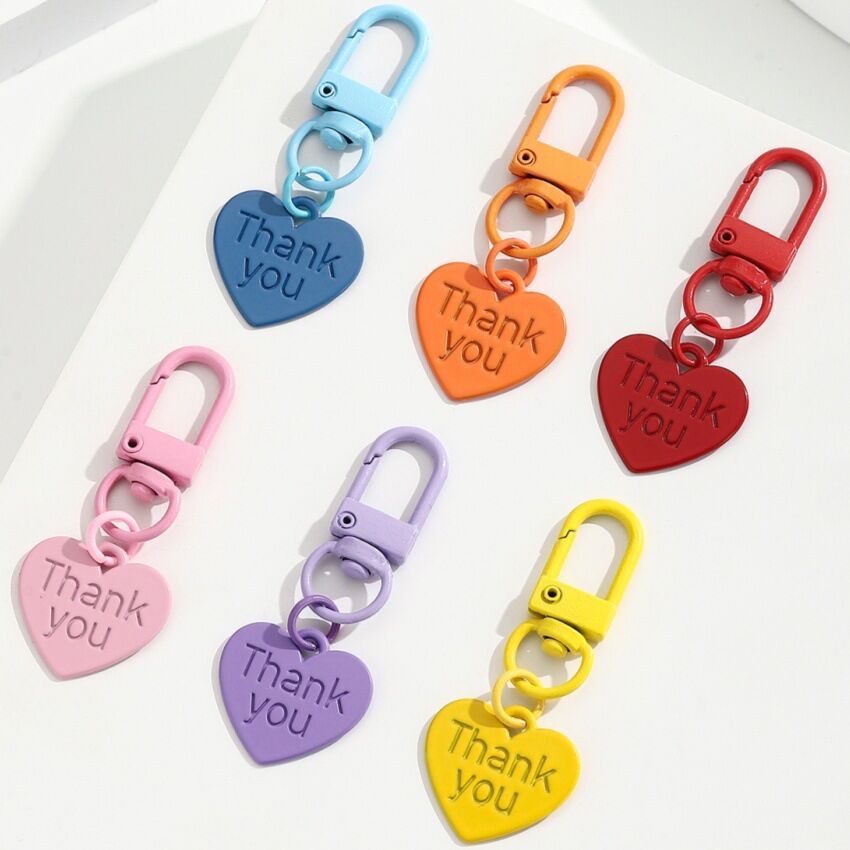 1 Piece Sweet Letter Heart Alloy Keychain Picture2