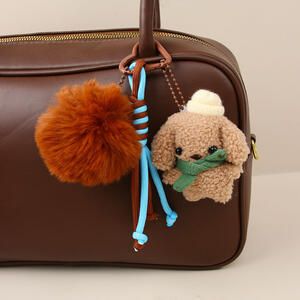 1 Piece Romantic Series Cute Dog Furry Women's Bag charms h5 Picture3