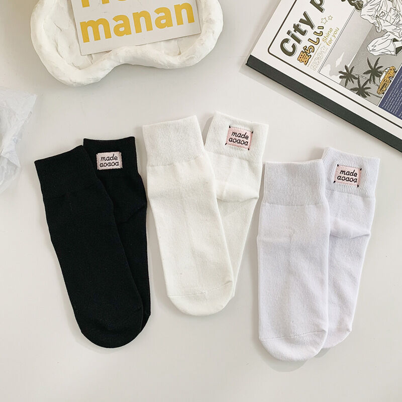 High Bounce Basic Letters Low Cut Socks h5 Picture3