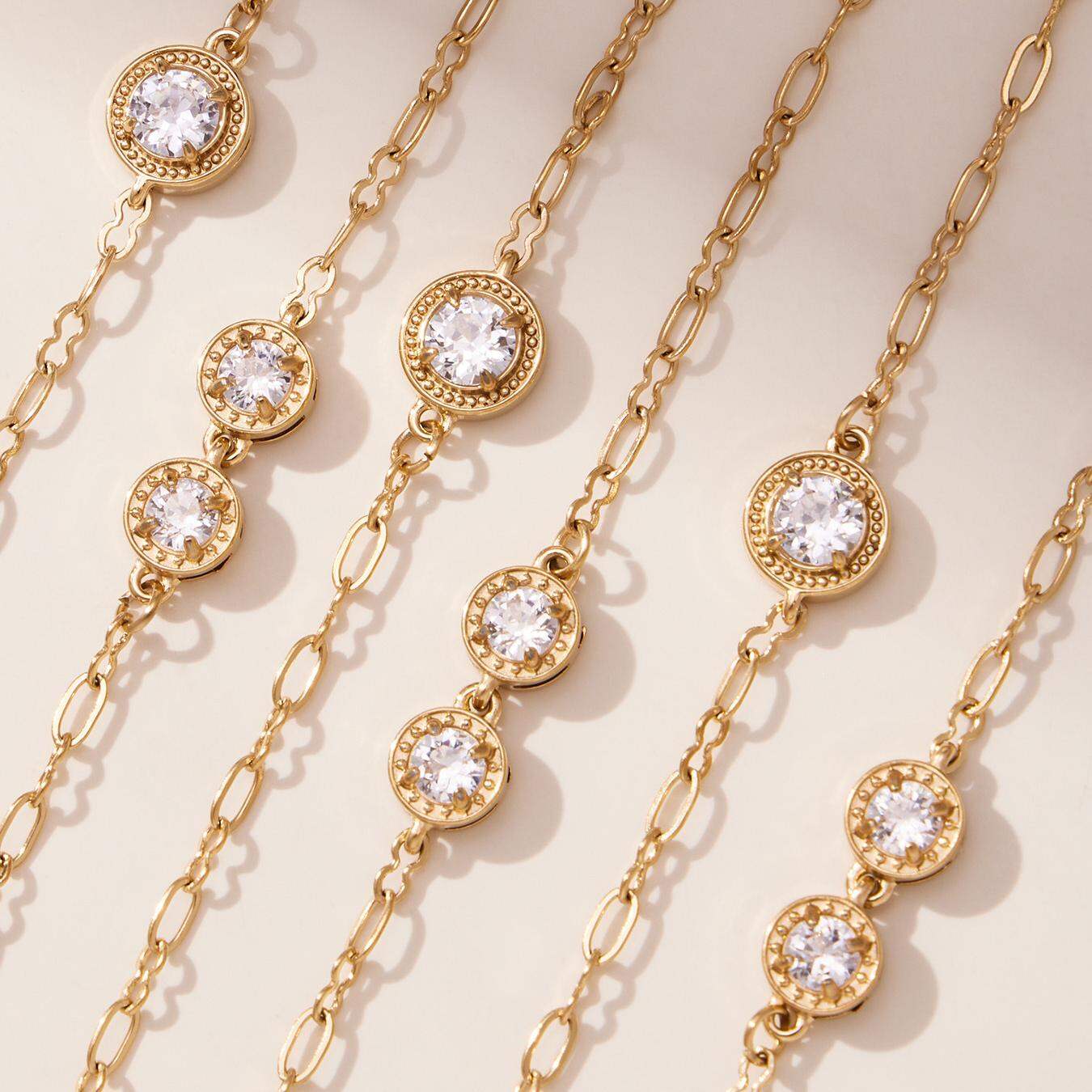 Minimalist Zircon Titanium Steel Waterproof Anti - Tarnish Gold Color Women's Long Necklaces Picture5