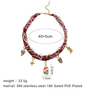1 Piece Stainless Steel Sun Star Gold Color Pendant Necklace h5 Picture2