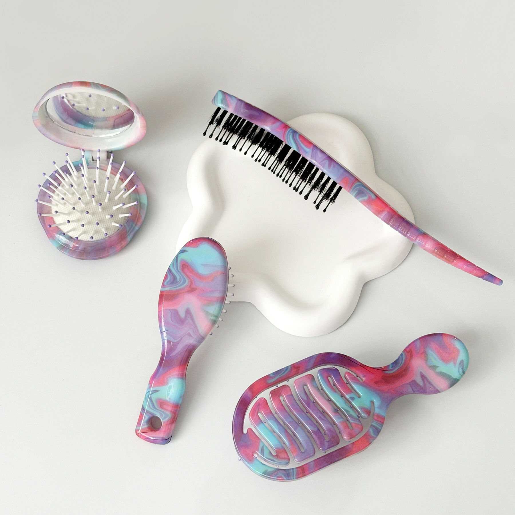 Fashionable Air Cushion Hair Brush Women's Combs Set h5 Picture3