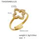 Txa505 - Gold Ring - Size 7 Picture3