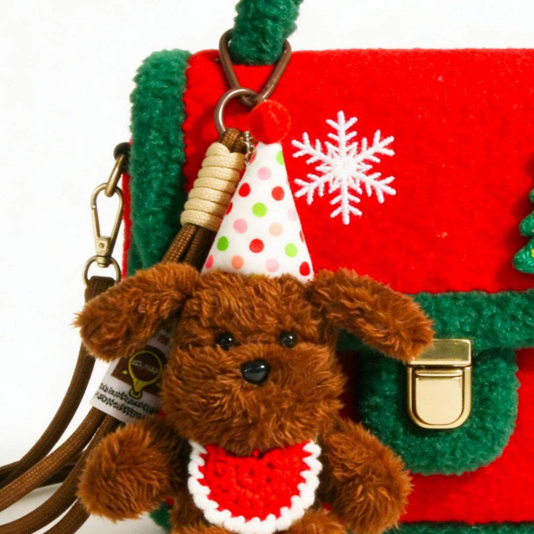 Birthday Cap Puppy Fabric Women's Bag charms h5 Picture5