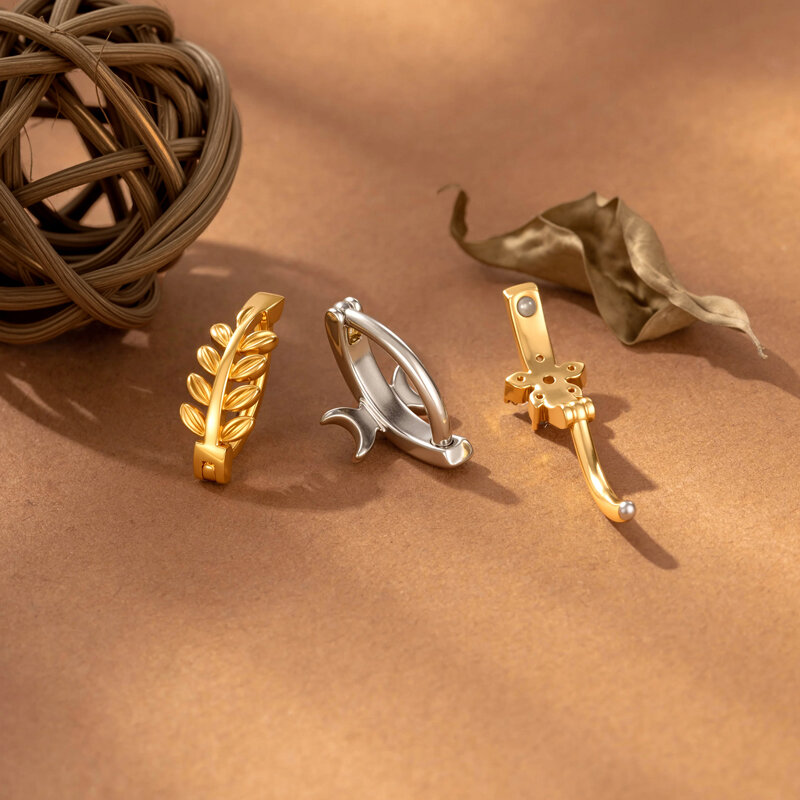 Stylish Star Copper Gold Color Zircon Navel Piercings h5 Picture4